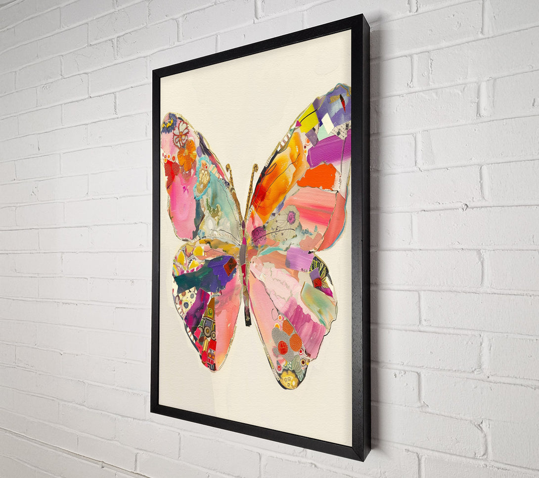 A Canvas Print of Butterfly Collage Canvas Wall Art