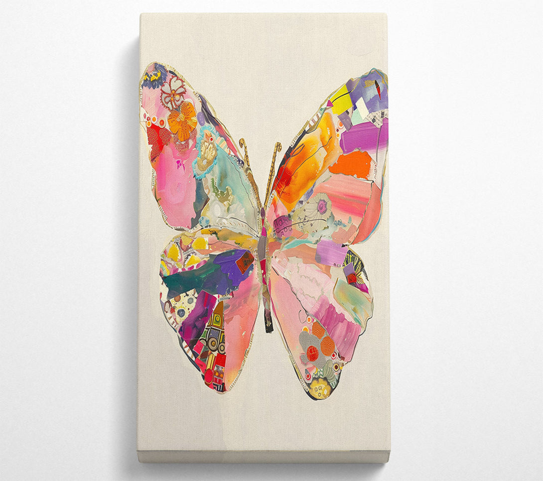  A Canvas Print of Butterfly Collage Canvas Wall Art