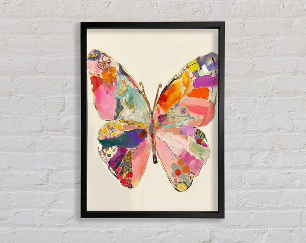 Butterfly Collage Framed Print