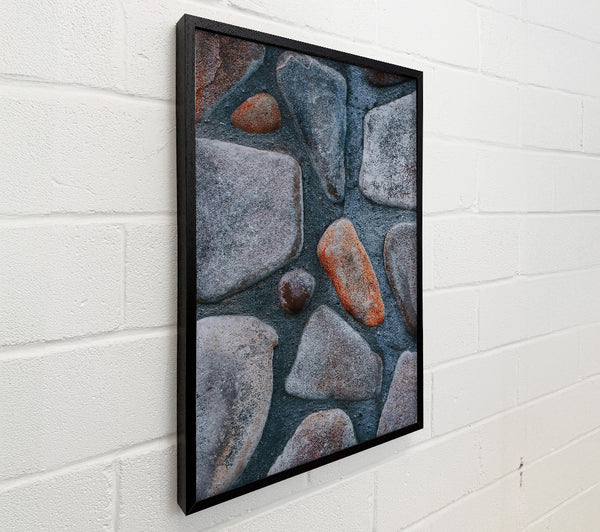 Blue Stone Wall