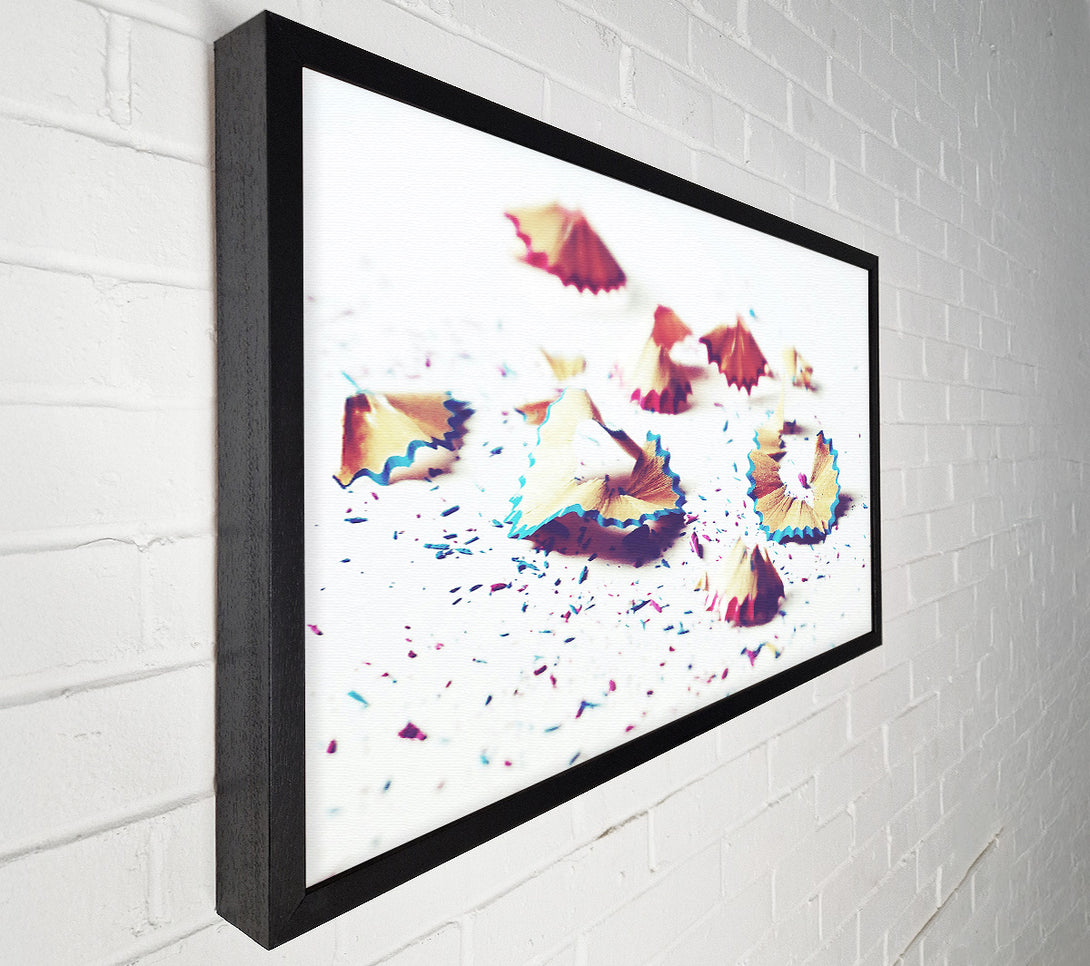  A Canvas Print of Blue And Gold Shavings Canvas Print
