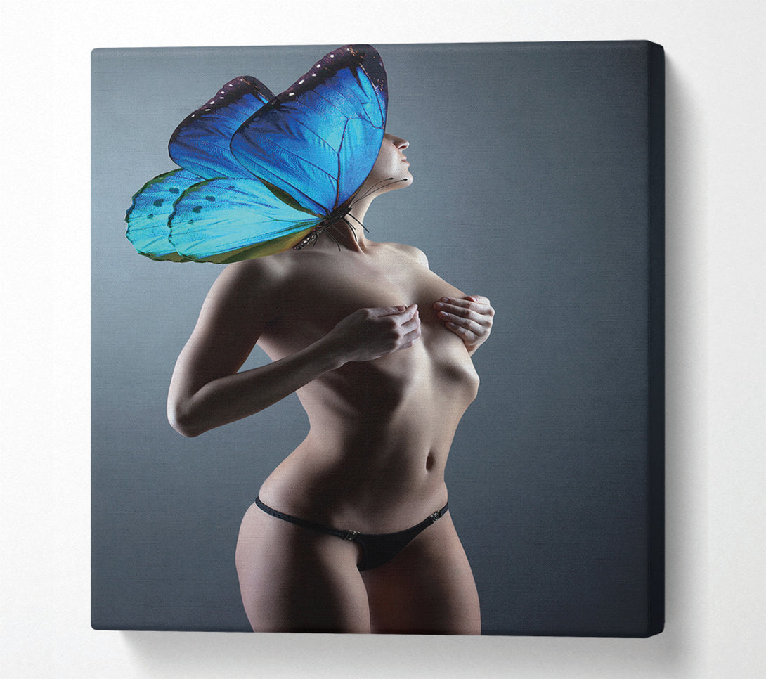  A Canvas Print of Butterfly Nude Canvas Print