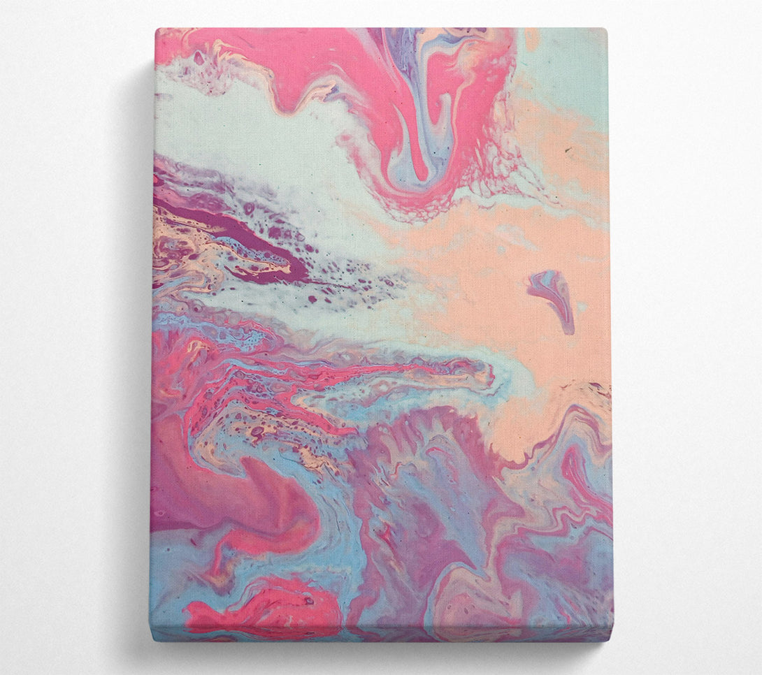  A Canvas Print of Pink Swirling Dreams Canvas Print