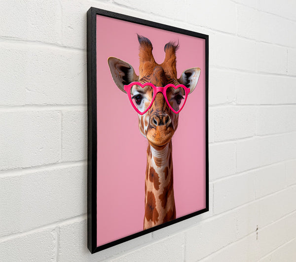 Pink Giraffe Love