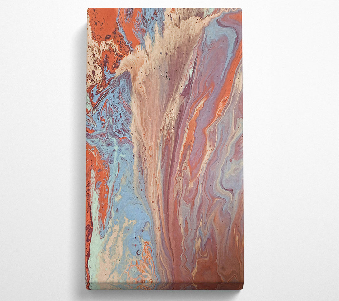  A Canvas Print of Terracotta Flowing Sands Canvas Wall Art