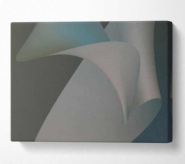  A Canvas Print of Gray Abstract Flow Canvas Print