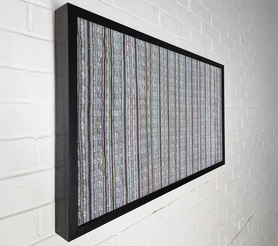  A Canvas Print of Silver And Grey Stripes Canvas Wall Art