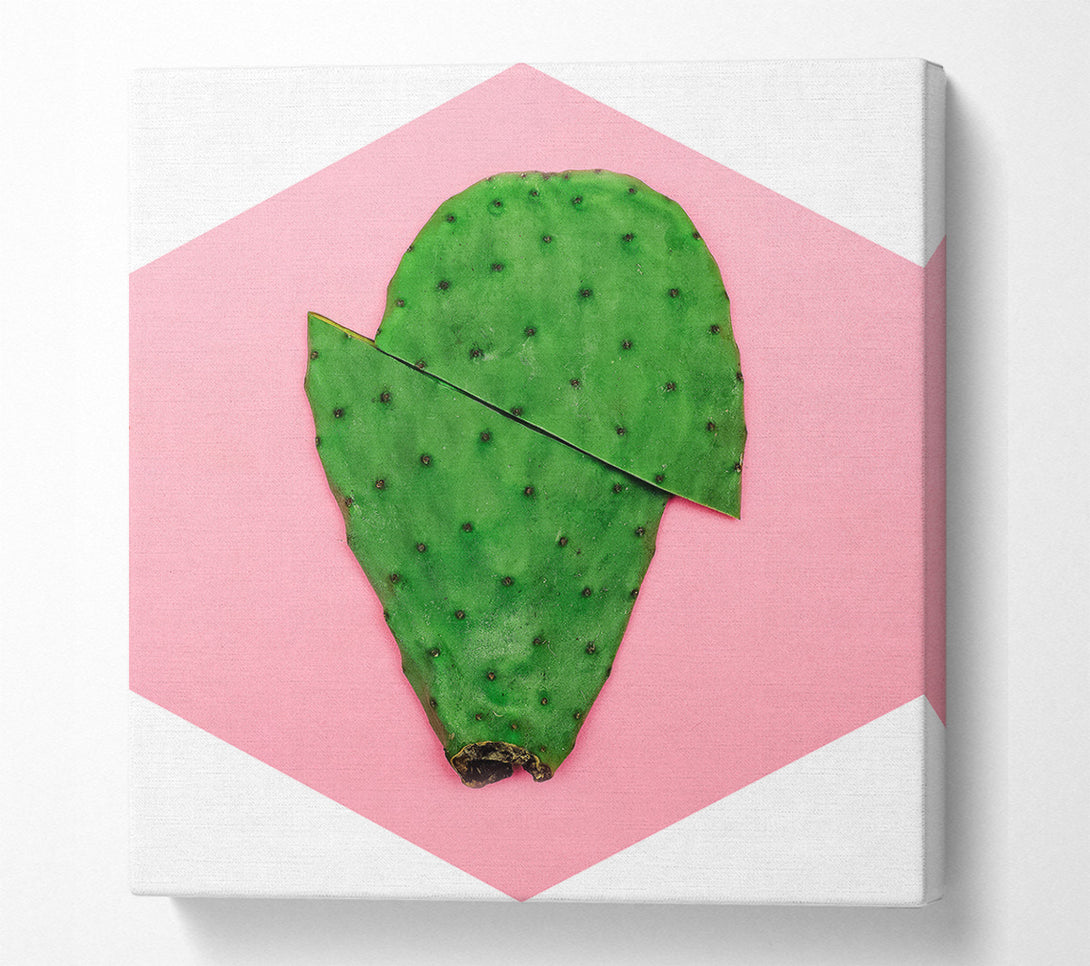  A Canvas Print of Cactus Cut Canvas Wall Art