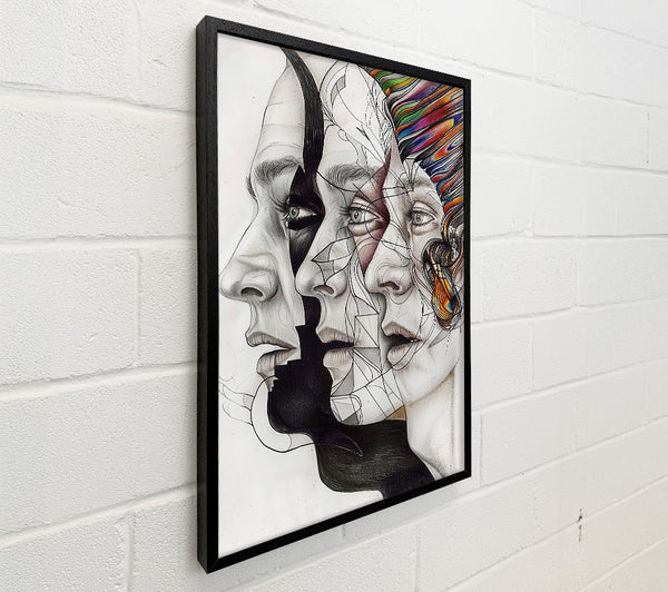 Black And White Faces