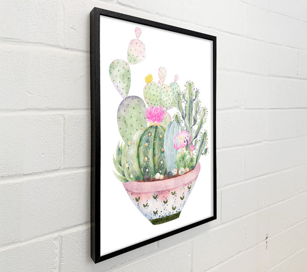 Cactus In Pink Pot