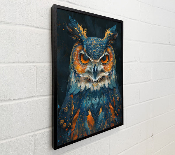 Midnight Owl Feathers