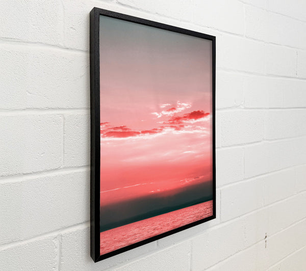 Crimson Sky Reflects