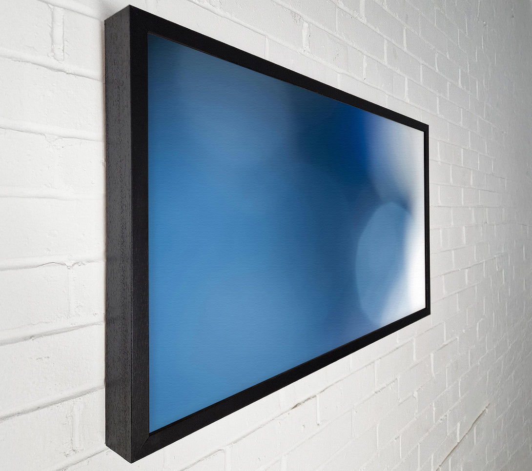 A Canvas Print of Azure Light Blurs Canvas Wall Art