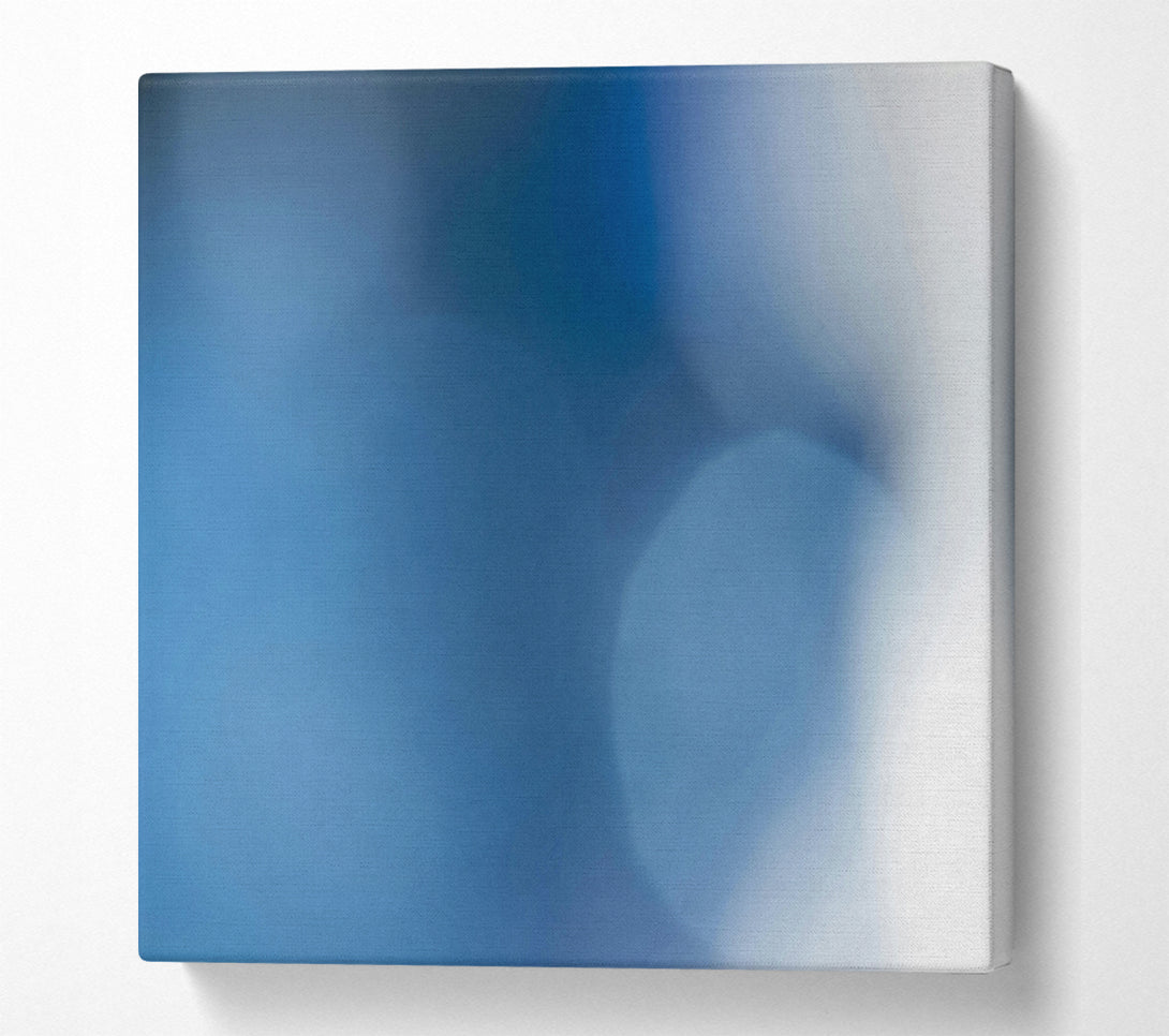  A Canvas Print of Azure Light Blurs Canvas Wall Art