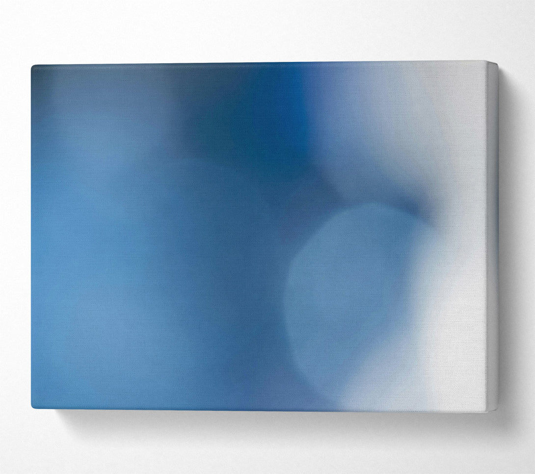  A Canvas Print of Azure Light Blurs Canvas Wall Art