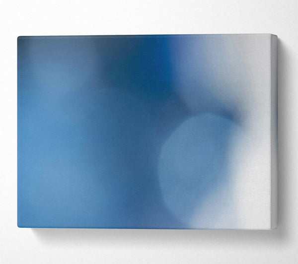  A Canvas Print of Azure Light Blurs Canvas Wall Art
