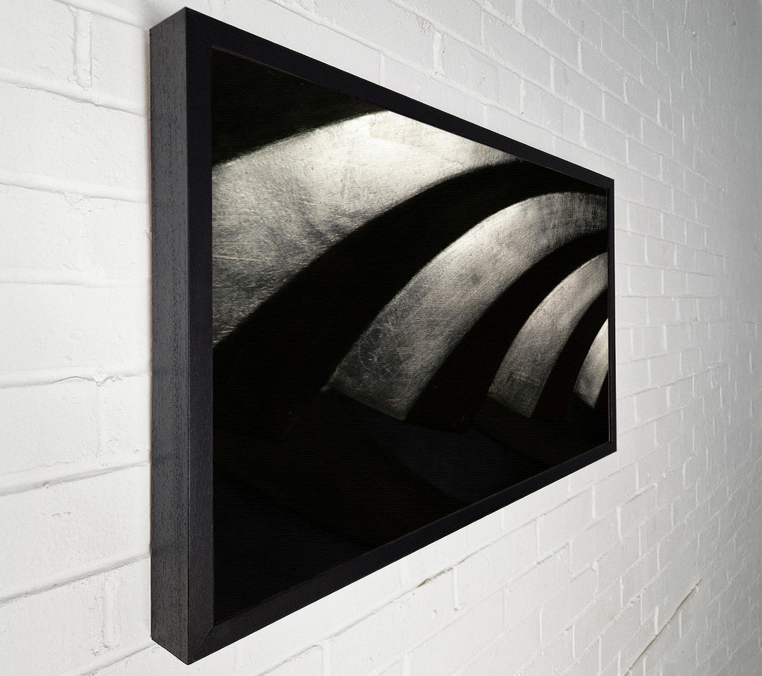  A Canvas Print of Silver Arched Shadows Canvas Art