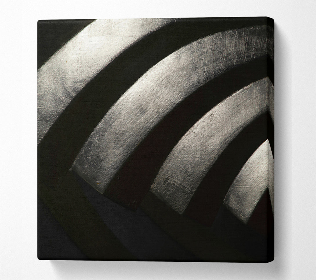  A Canvas Print of Silver Arched Shadows Canvas Art