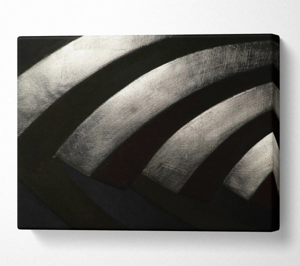  A Canvas Print of Silver Arched Shadows Canvas Art