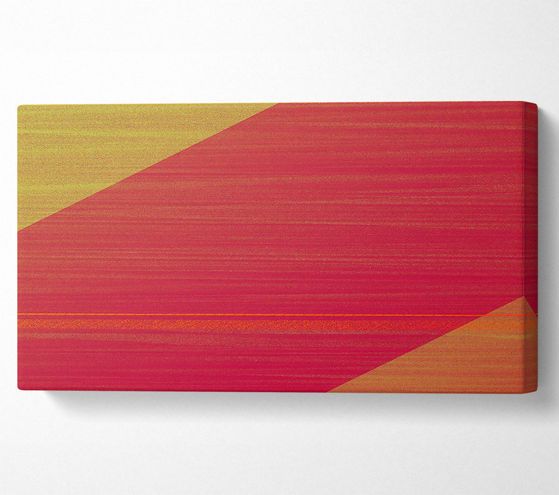  A Canvas Print of Crimson Diagonal Lines Canvas Wall Art