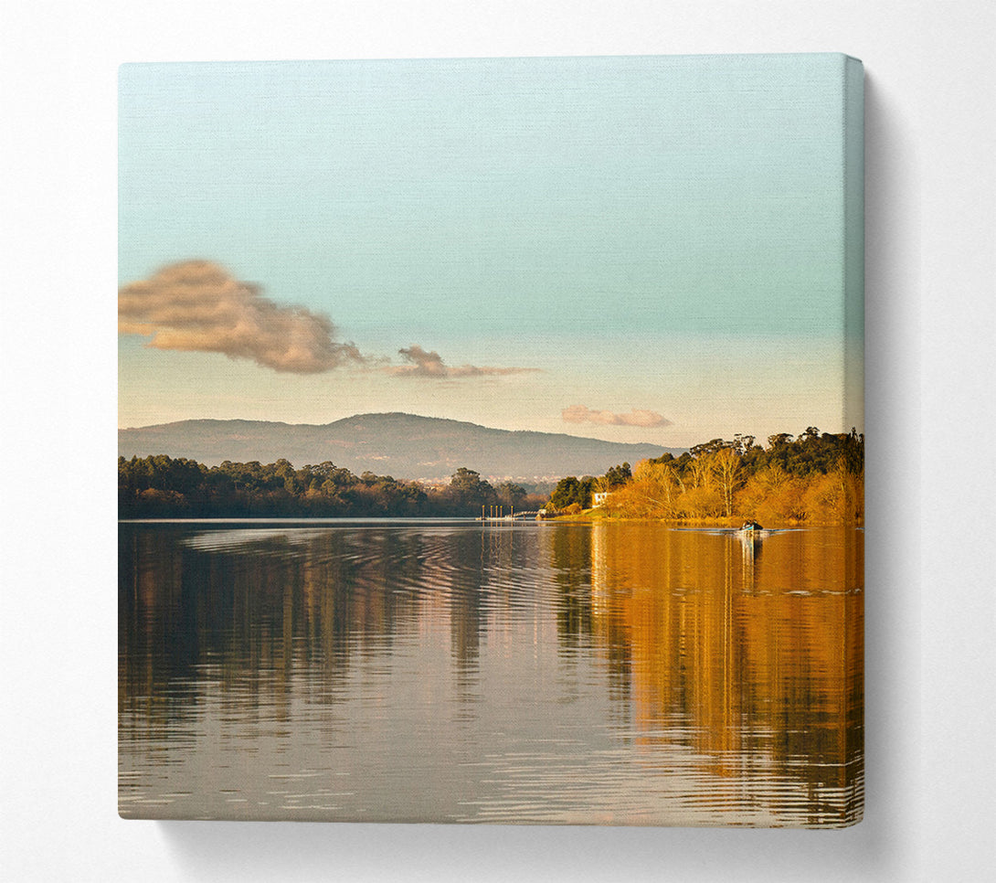  A Canvas Print of Calm Lake Canvas Art