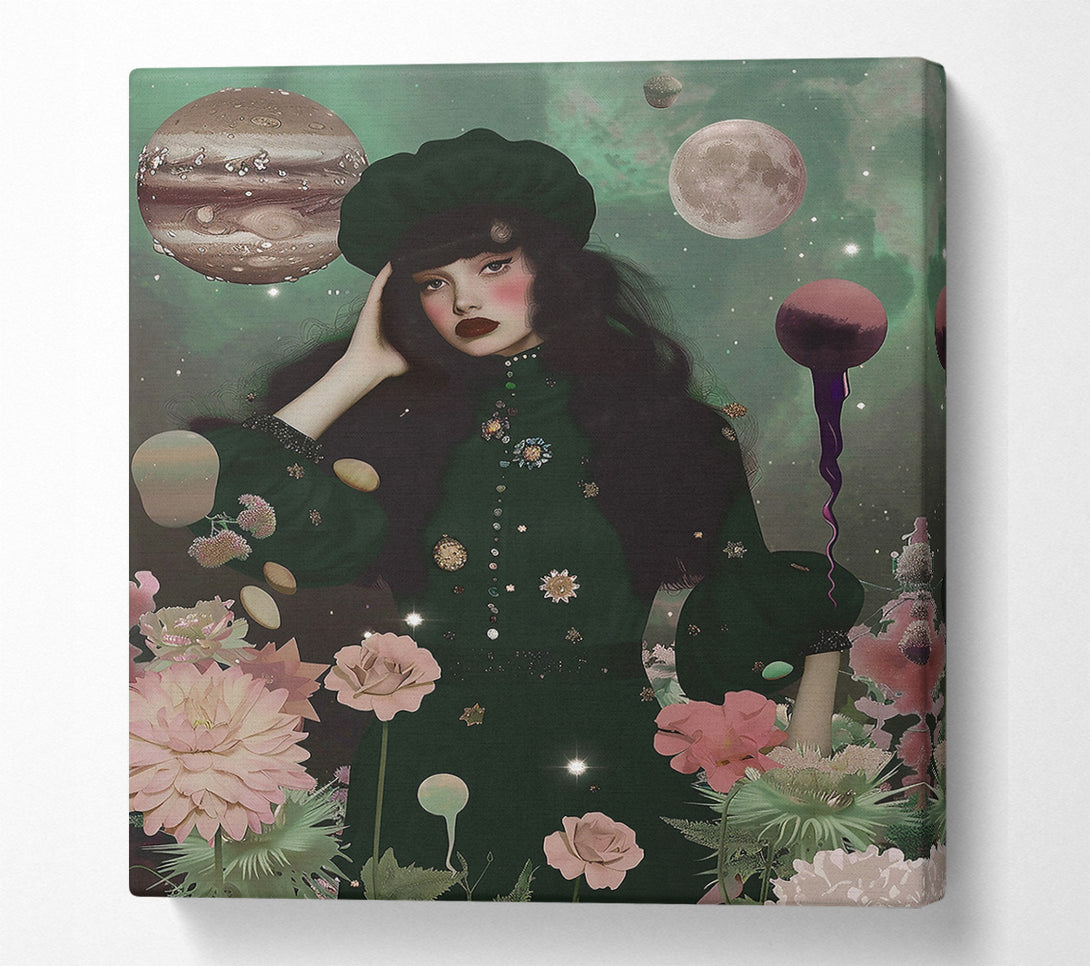  A Canvas Print of Emerald Cosmic Dream Canvas Art