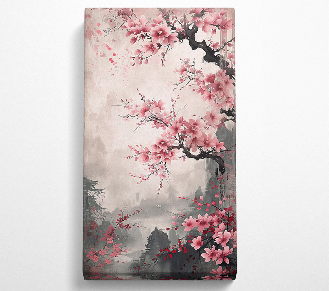  A Canvas Print of Pink Blossom Dreamscape Canvas Wall Art