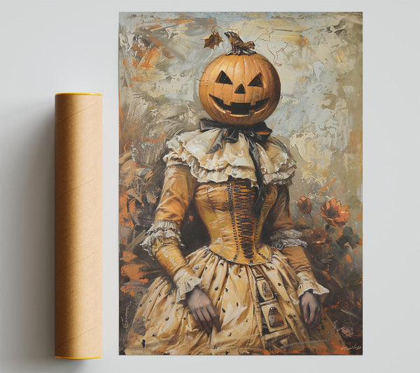 Autumn'S Golden Mask Poster
