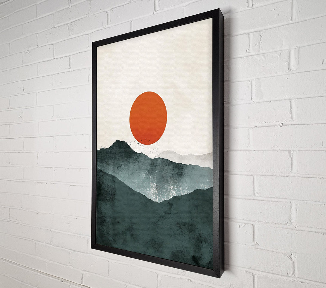  A Canvas Print of Crimson Mountain Dream Canvas Print