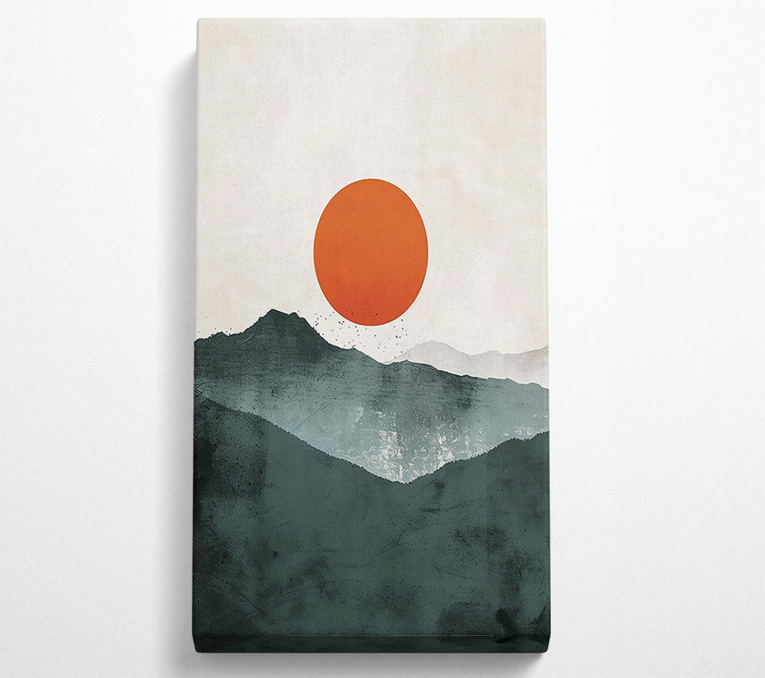  A Canvas Print of Crimson Mountain Dream Canvas Print