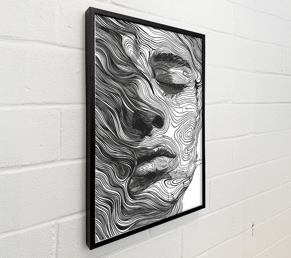 Black Lines Embrace
