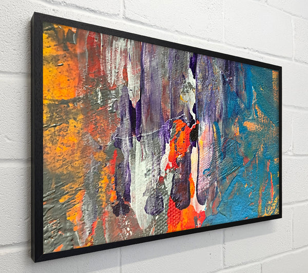 Teal Abstract Symphony