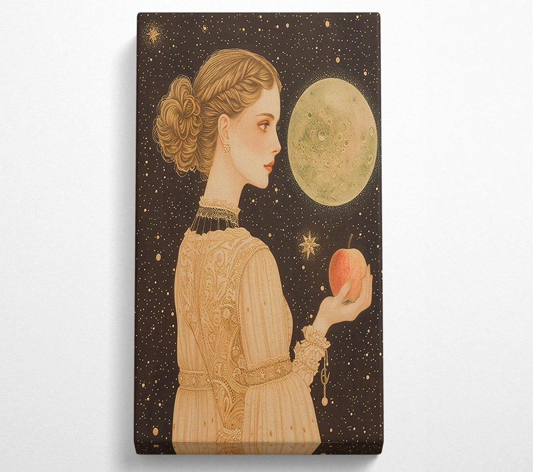  A Canvas Print of Golden Moonlight Dream Canvas Print