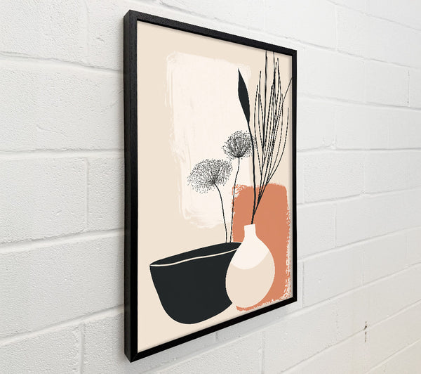 Peach Floral Still Life