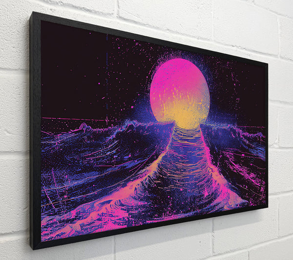 Pink Glitch Horizon