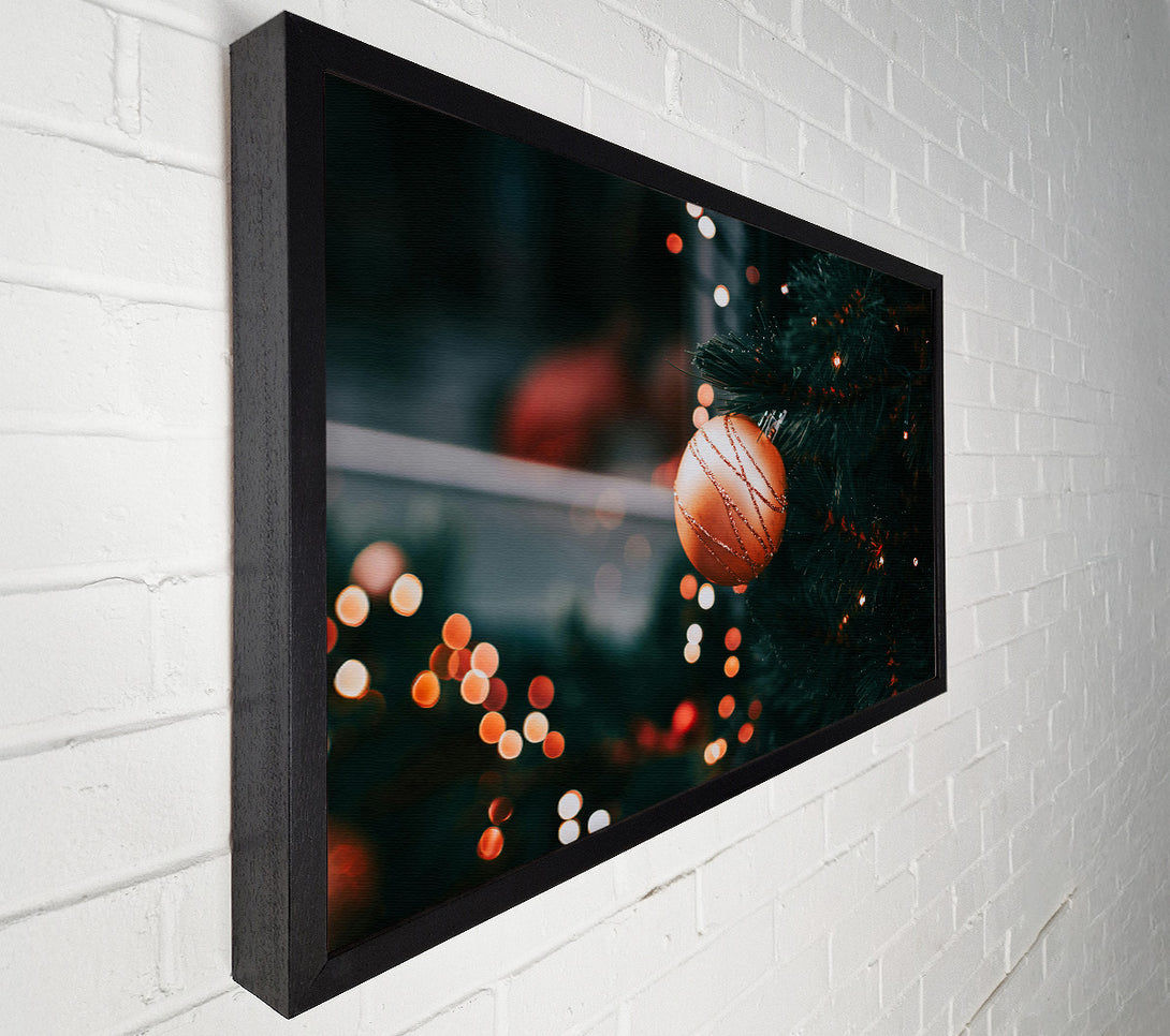  A Canvas Print of Copper Ornament Glow Canvas Print