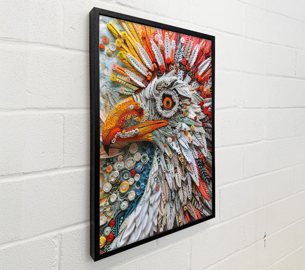 Orange Feathered Majesty