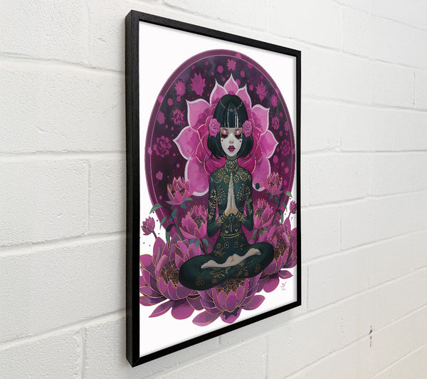 Purple Lotus Meditation