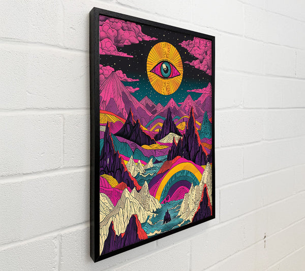 Pink Cosmic Landscape