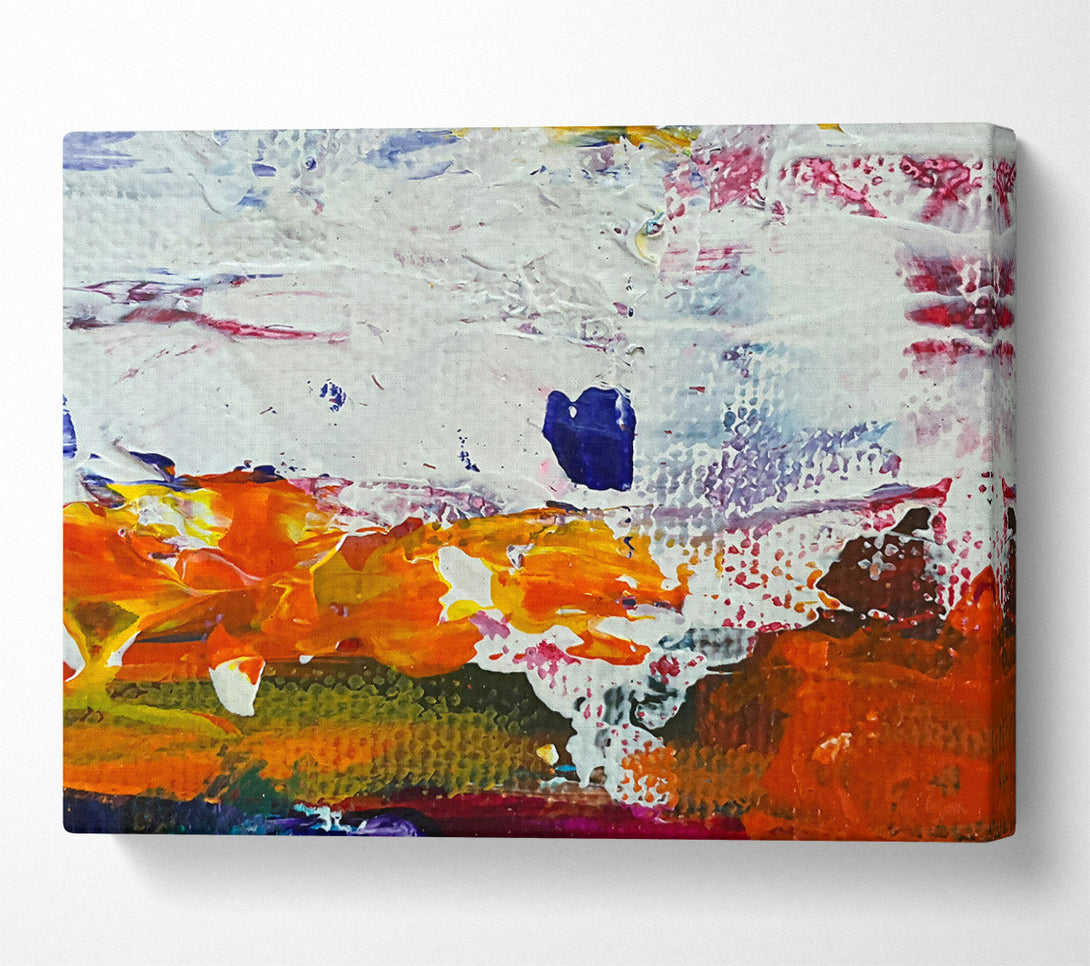  A Canvas Print of Orange Abstract Dreamscape Canvas Art