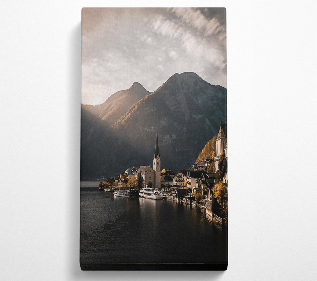  A Canvas Print of Golden Hour Serenity Canvas Art