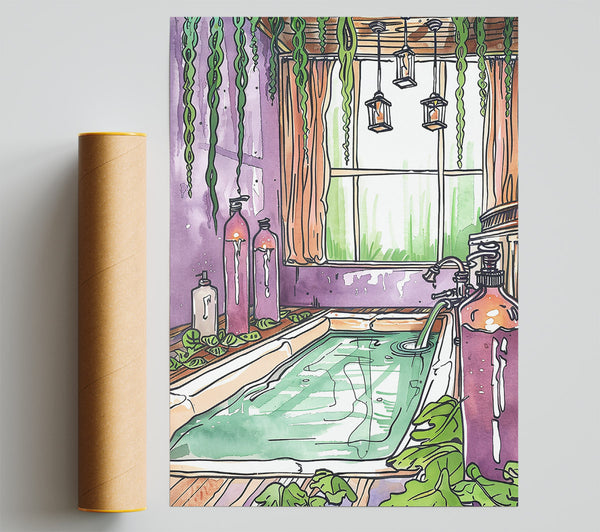Green Bath Ritual Poster