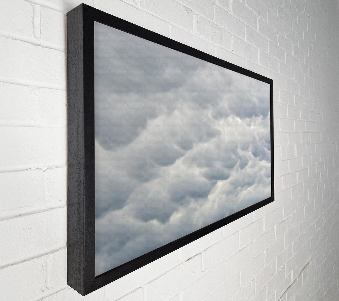  A Canvas Print of Silver Cloud Formations Canvas Print