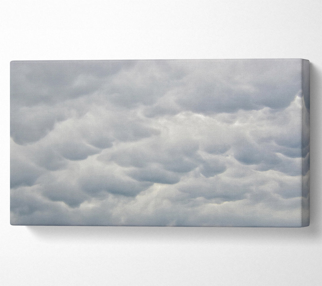  A Canvas Print of Silver Cloud Formations Canvas Print
