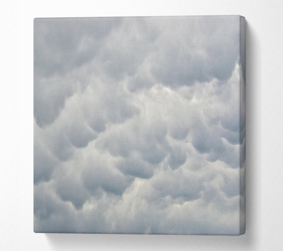  A Canvas Print of Silver Cloud Formations Canvas Print