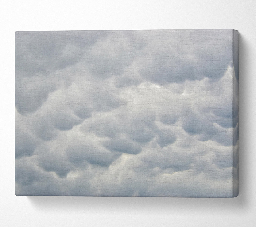 A Canvas Print of Silver Cloud Formations Canvas Print