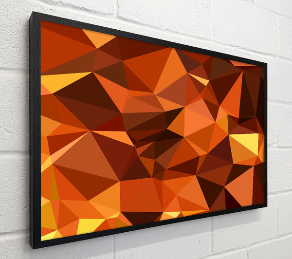 Orange Geometric Abstract