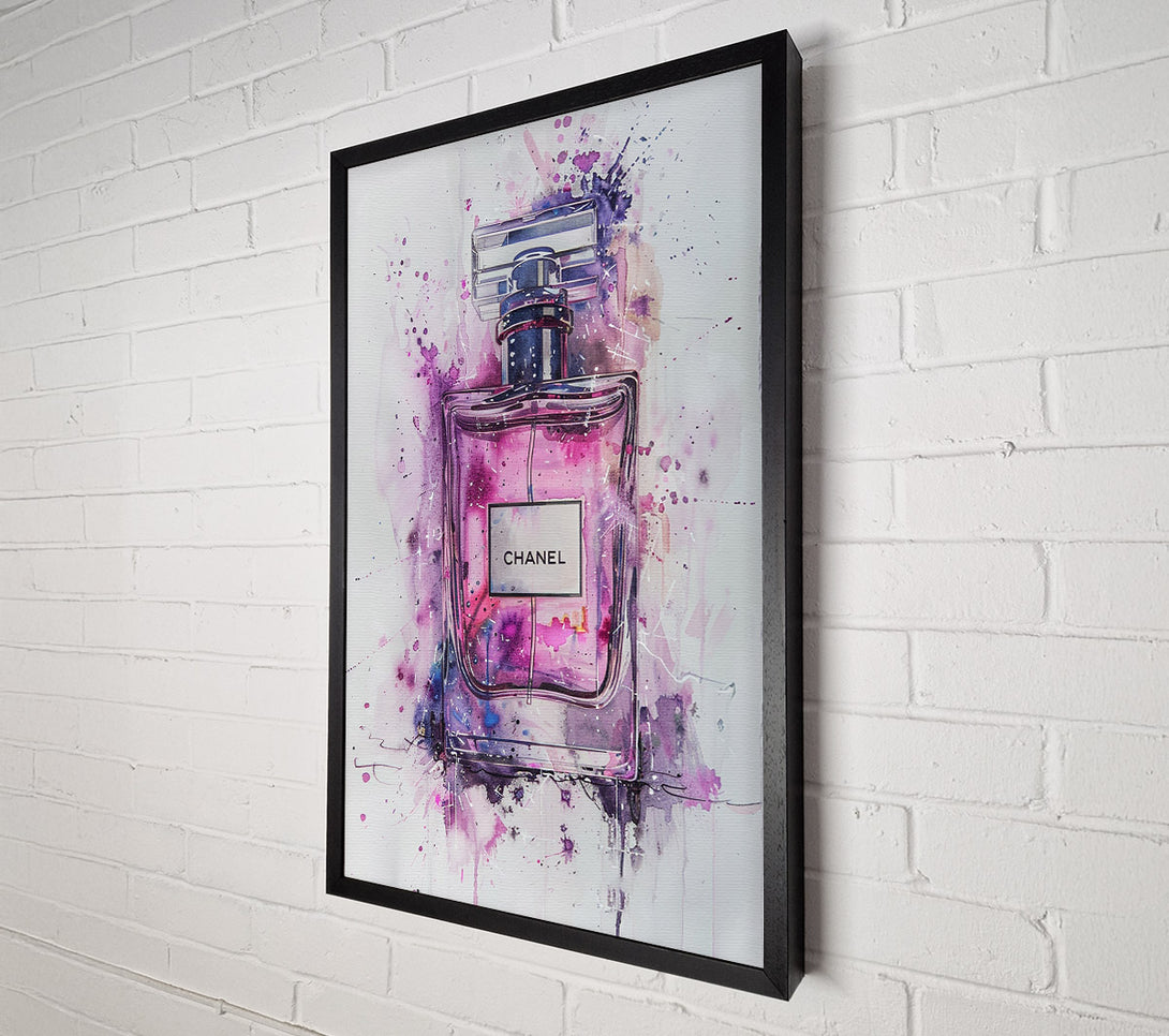  A Canvas Print of Chanel Watercolour Canvas Art