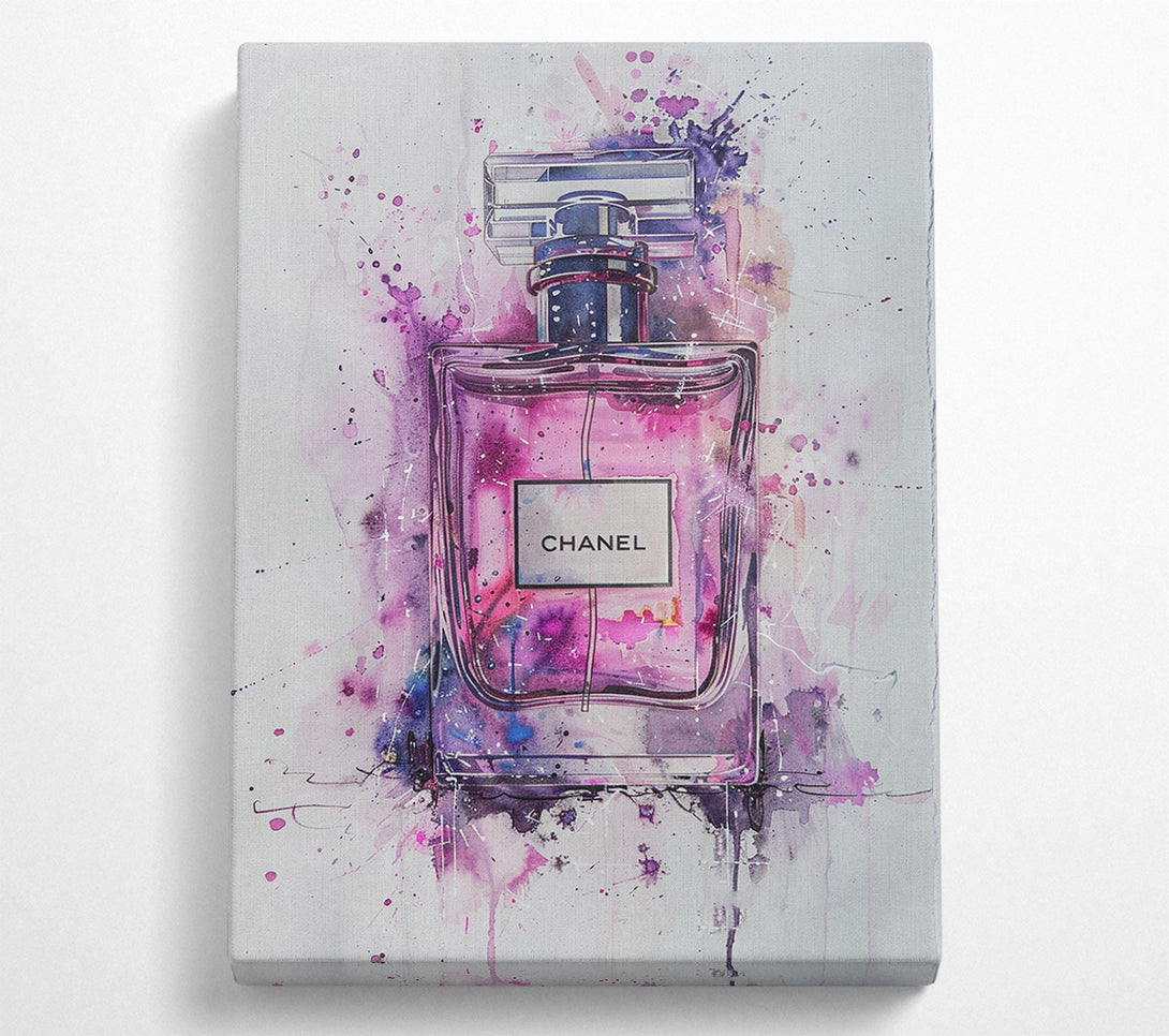  A Canvas Print of Chanel Watercolour Canvas Art