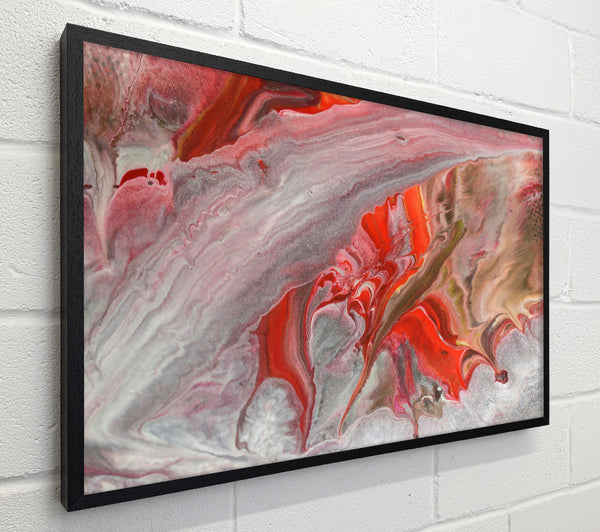Crimson Flowing Forms
